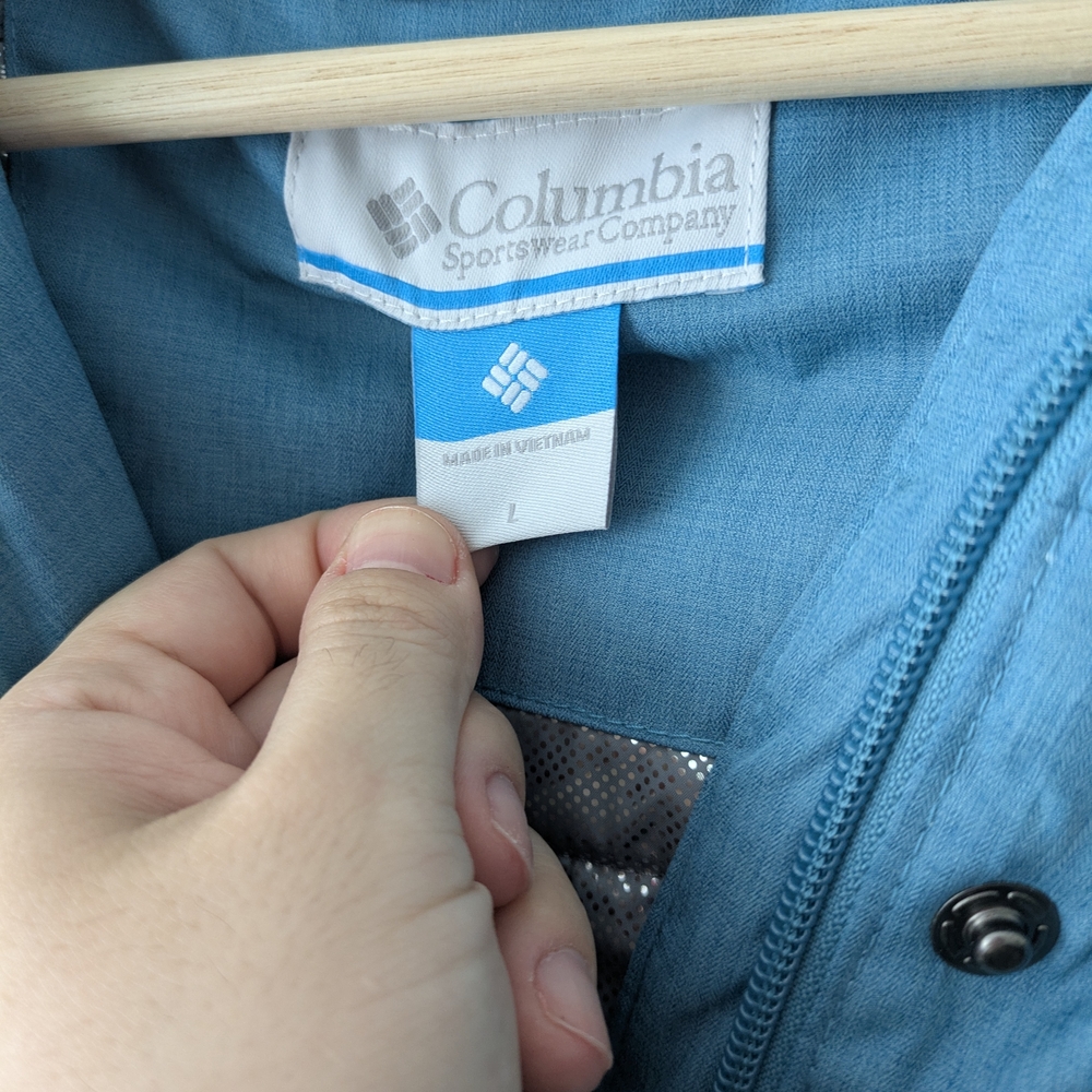 Columbia Women's Blue Hooded Jacket - Picture 2 of 7